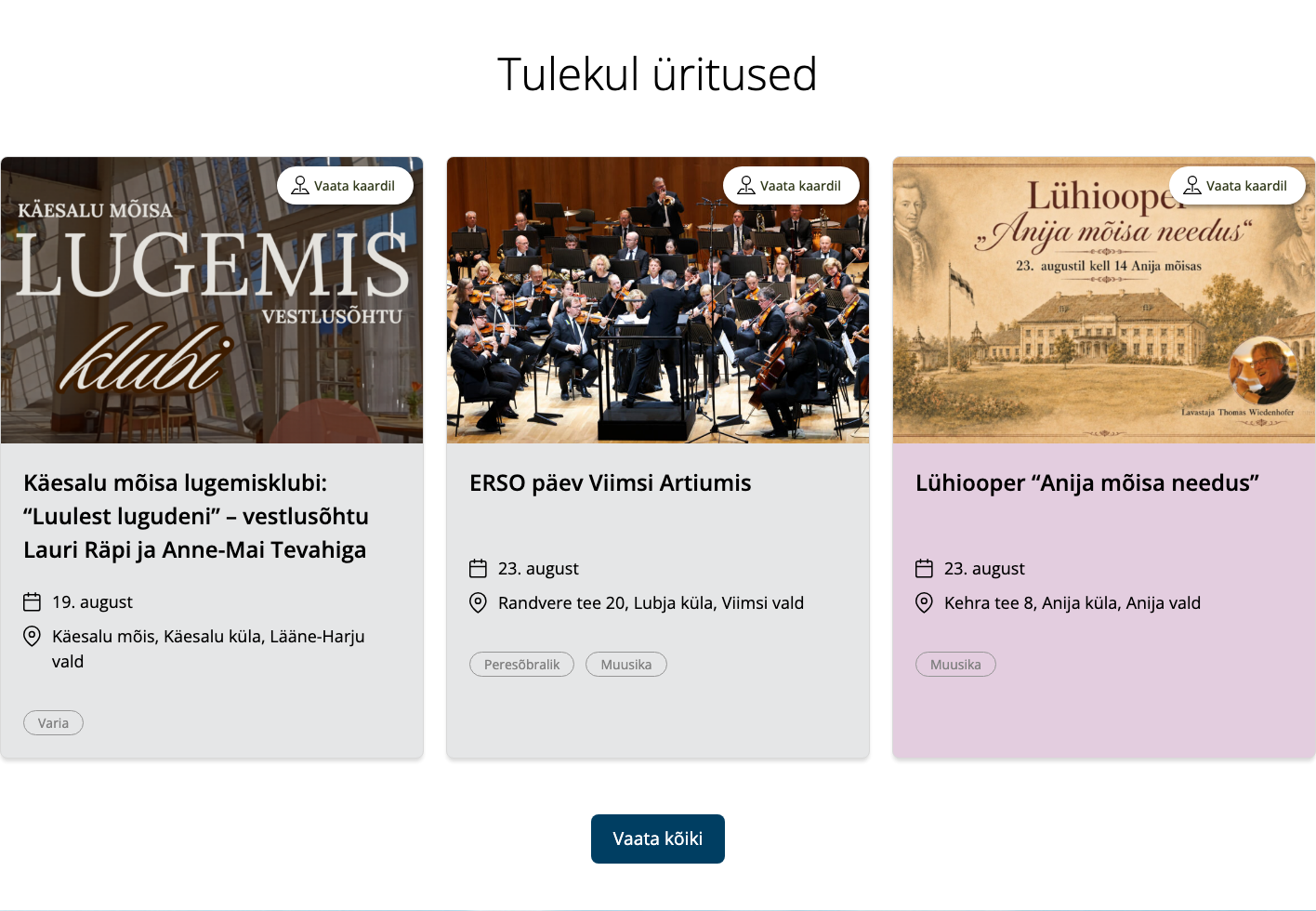 Visit Harju events